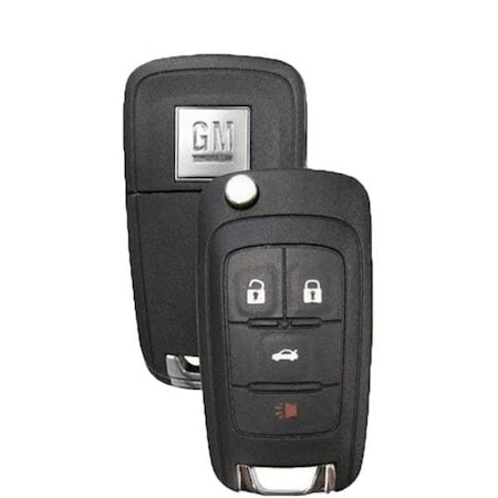 Strattec: 4 Button Flip Key GM Logo, Brand New 315 MHZ
